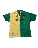 Manchester United 93/94 Green&Gold Cantona - Size XXL
