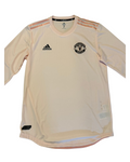 Manchester United 18/19 Pink Away Long Sleeve - Kit Room - Size 7