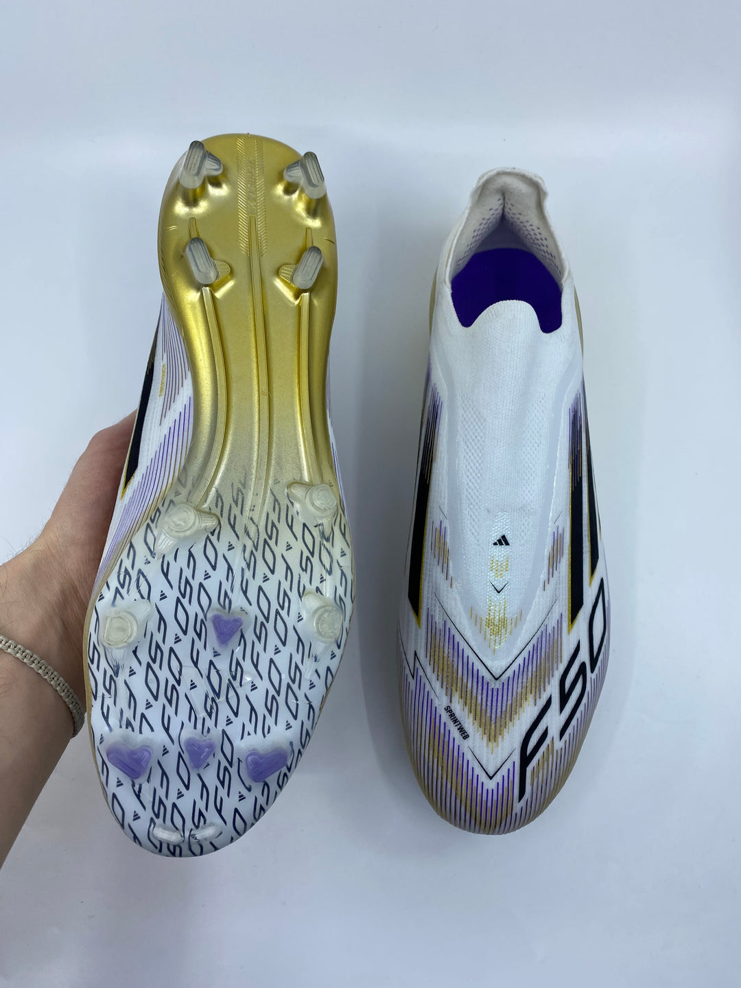 Adidas F50 Elite Laceless - Size 43 1/3